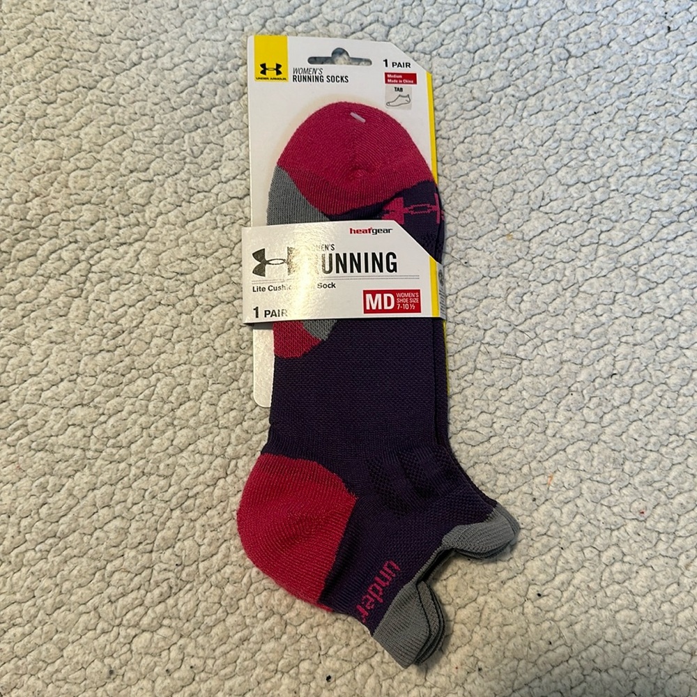 BRAND NEW Under Armour - Running Lite Cushion Socks